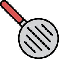 spatula icon illustration in line style vector