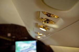 VIP Business Interior Jet Airplane photo