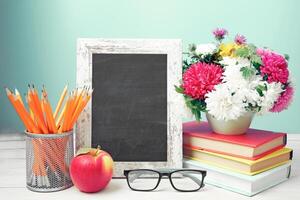 education concept happy teacher's day background photo