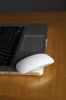 Modern Multi-Touch surface mouse for computer photo