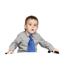 Stunning Studio Portrait of a Charming Young Boy photo