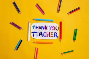 education concept happy teacher's day background photo