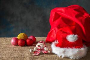 Christmas decoration background photo