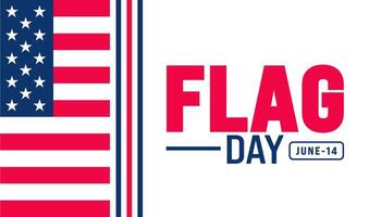 June is Flag day background template. Holiday concept. use to background, banner, placard, card, and poster design template with text inscription and standard color. vector