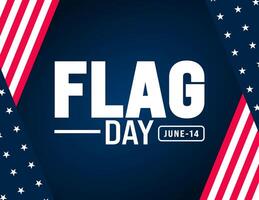 June is Flag day background template. Holiday concept. use to background, banner, placard, card, and poster design template with text inscription and standard color. vector