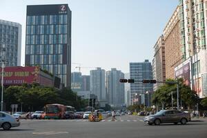 Cityscape of Shenzhen, China. Shenzhen is a major city in Guangdong Province, China. photo