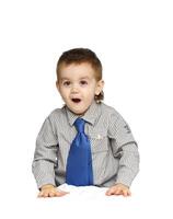 Stunning Studio Portrait of a Charming Young Boy photo