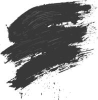 art brush paint stroke background ink black color only vector