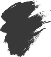 art brush paint stroke background ink black black color only vector