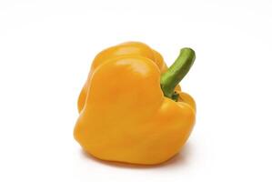 Ripe sweet pepper by the closeup photo