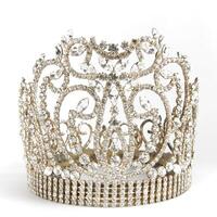 Crown or tiara isolated on a white background photo