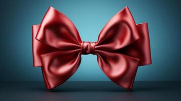 Elegant pretty ribbon red tape fashion ornament party photo