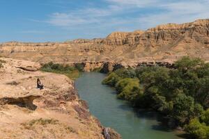 Charyn river. Kazakhstan photo