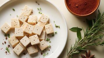 tofu con suave fermentado proteína comida foto