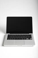 Professional Laptop on white background photo