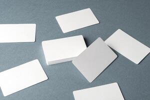 Business cards blank mockup - template photo