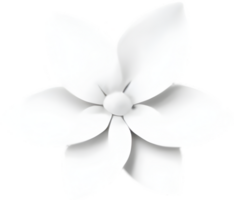 minimalistisch süß Blume Symbol. Blume Clip Art. KI-generiert. png