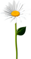 minimalistisch süß Blume Symbol. Blume Clip Art. KI-generiert. png