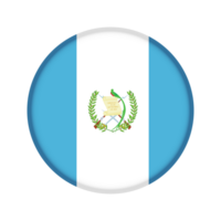 Round flag of Guatemala png