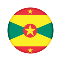 ronde vlag van Grenada png