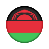 Round flag of Malawi png