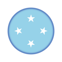 Round flag of Micronesia png