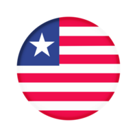 runda flagga av Liberia png