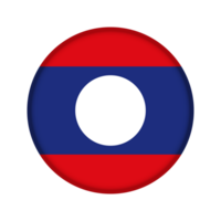 rond drapeau de Laos png