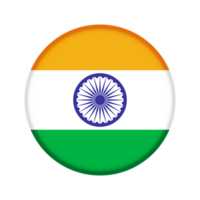 Round flag of India png