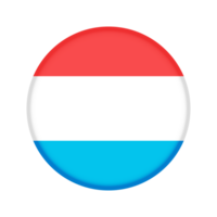 Round flag of Luxembourg png