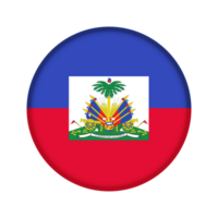 Round flag of Haiti png