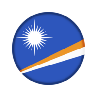 Round flag of Marshall Islands png