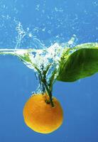 fruit in water photo