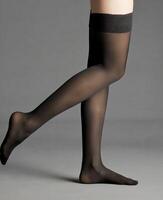 Beautiful woman legs on dark background photo