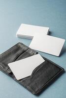 Business cards blank mockup - template photo