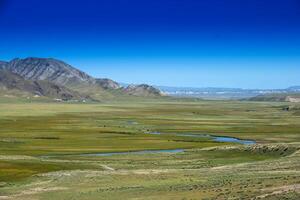 montaña valle, almaty región, Kazajstán foto