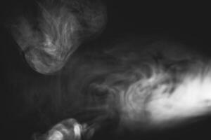 White smoke, studio shoot photo