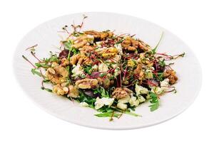 salad of grapes, walnuts and dor blue cheese photo