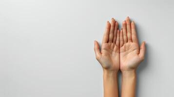 Hands on Top of a Scale photo