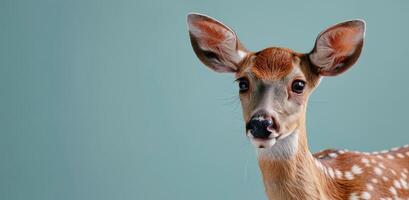 Young Deer Staring at Camera photo