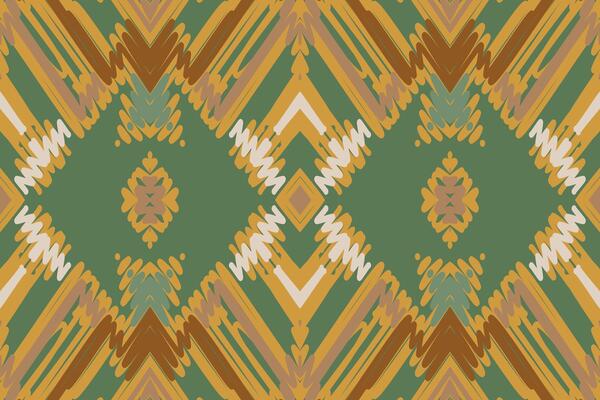 Peruvian pattern Seamless Bandana print silk Motif embroidery, Ikat embroidery Design for Print indonesian batik motif embroidery native american kurta mughal design