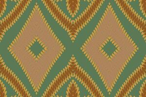 Peruvian pattern Seamless Bandana print silk Motif embroidery, Ikat embroidery Design for Print Texture fabric saree sari carpet. kurta patola saree vector
