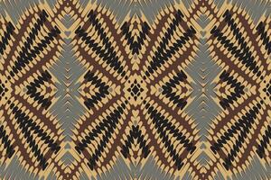 Punjabi Pattern Seamless Native American, Motif embroidery, Ikat embroidery Design for Print tie dyeing pillowcase sambal puri kurti mughal architecture vector