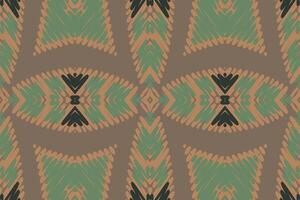 Punjabi Pattern Seamless Bandana print silk Motif embroidery, Ikat embroidery Design for Print pattern vintage flower folk navajo patchwork pattern vector