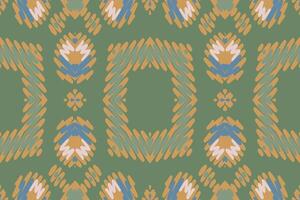 punjabi modelo sin costura Mughal arquitectura motivo bordado, ikat bordado diseño para impresión textura tela sari sari alfombra. kurta patola sari vector