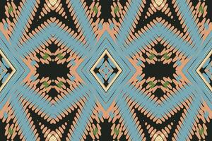 Churidar Pattern Seamless Mughal architecture Motif embroidery, Ikat embroidery Design for Print figure tribal ink on cloth patola sari vector