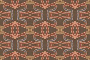 Dhoti Pattern Seamless Native American, Motif embroidery, Ikat embroidery Design for Print scarf hijab pattern kerchief ikat Silk kurti model mughal patterns vector