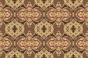 Dhoti Pattern Seamless Scandinavian pattern Motif embroidery, Ikat embroidery Design for Print indonesian batik motif embroidery native american kurta mughal design vector