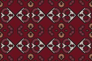 plazo modelo sin costura nativo americano, motivo bordado, ikat bordado diseño para impresión vyshyvanka mantel individual edredón pareo de malasia pareo de malasia playa kurtis indio motivos vector