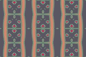 Plazo pattern Seamless Bandana print silk Motif embroidery, Ikat embroidery Design for Print indigenous art aboriginal art pattern floral kurti mughal border vector